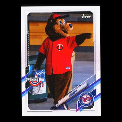 TC Bear 2021 Topps Opening Day Mascot Twins