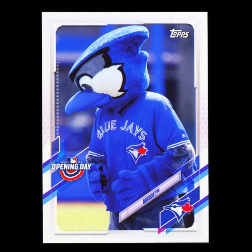 Mascot 2021 Topps Opening Day Mascot Blue Jays