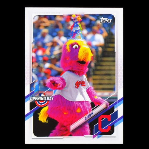 Slider 2021 Topps Opening Day Mascot Indians