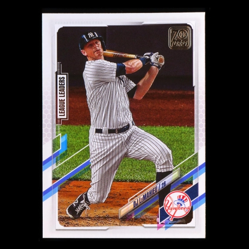 DJ LeMahieu 2021 Topps League Leaders Yankees