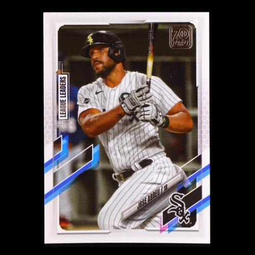 Jose Abreu 2021 Topps League Leaders White Sox