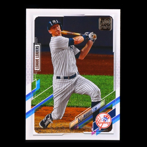 DJ LeMahieu 2021 Topps League Leaders Yankees