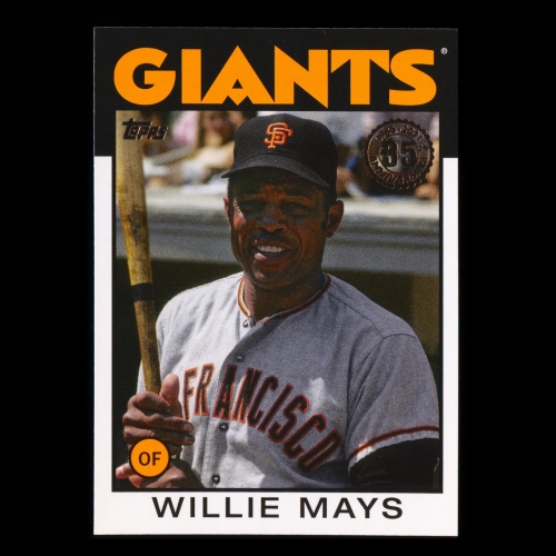 Willie Mays 2021 Topps 1986 Retro Giants