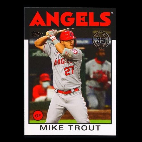 Mike Trout 2021 Topps 1986 Retro Angels