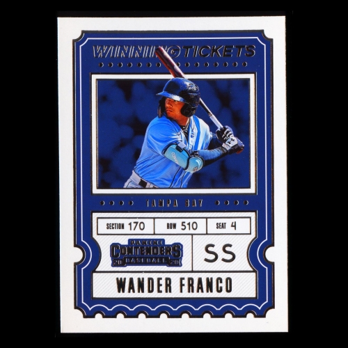 Wander Franco 2020 Contenders Winning Tickets Rays