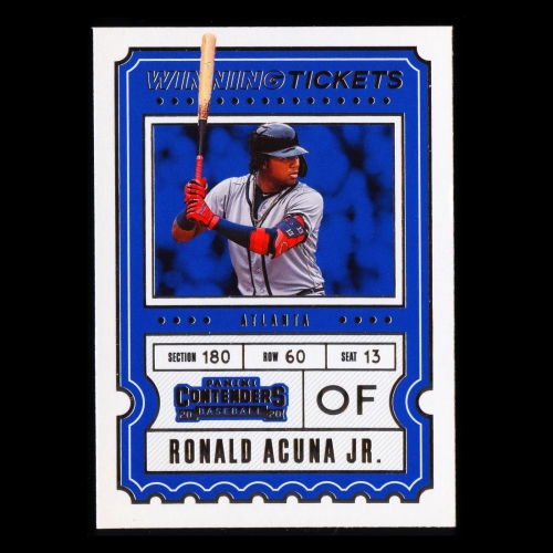 Ronald Acuna Jr. 2020 Contenders Winning Tickets Braves