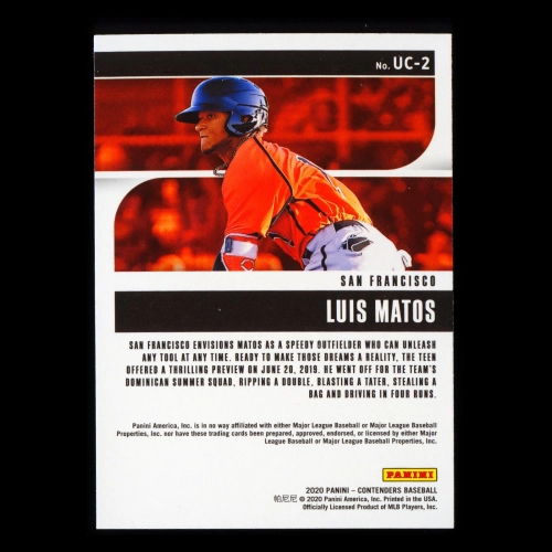 Luis Matos 2020 Contenders Up & Coming Giants