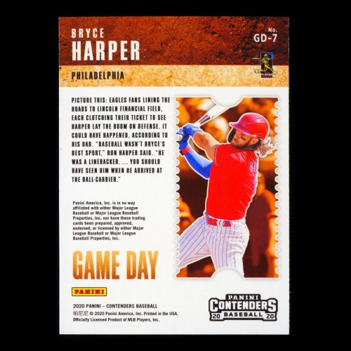Bryce Harper 2020 Contenders Game Day Phillies