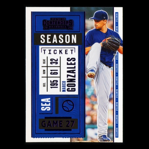 Marco Gonzales 2020 Contenders Season Ticket Purple Mariners
