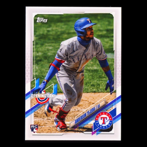 Anderson Tejeda RC 2021 Topps Opening Day Rookie Rangers