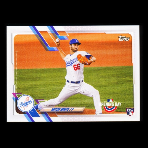 Mitch White RC 2021 Topps Opening Day Rookie Dodgers