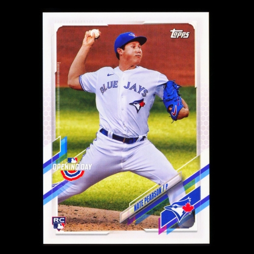 Nate Pearson RC 2021 Topps Opening Day Rookie Blue Jays
