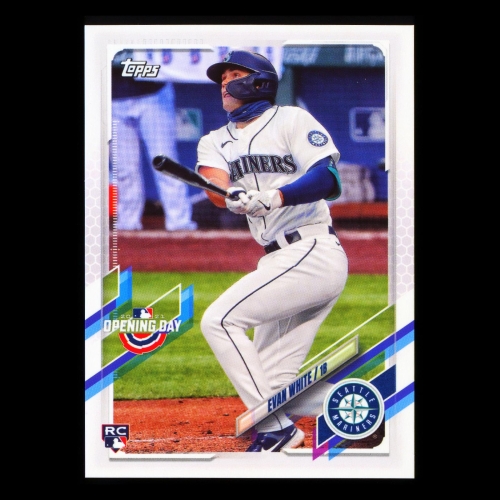 Evan White RC 2021 Topps Opening Day Rookie Mariners