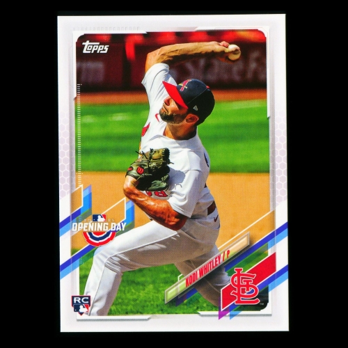 Kodi Whitley RC 2021 Topps Opening Day Rookie Cardinals