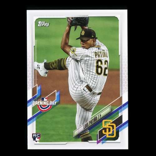 Luis Patino RC 2021 Topps Opening Day Rookie Padres