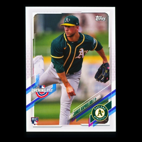 James Kaprielian RC 2021 Topps Opening Day Rookie Athletics