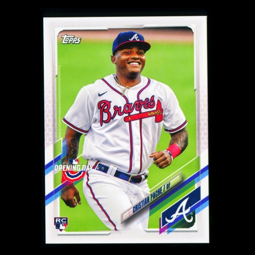 Cristian Pache RC 2021 Topps Opening Day Rookie Braves