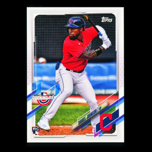 Daniel Johnson RC 2021 Topps Opening Day Rookie Indians