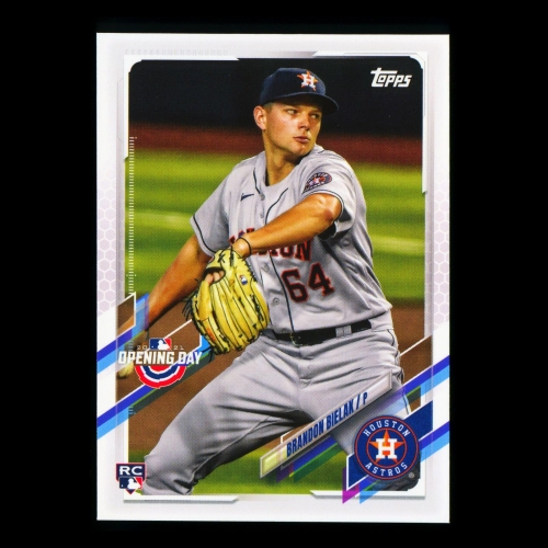 Brandon Bielak RC 2021 Topps Opening Day Rookie Astros