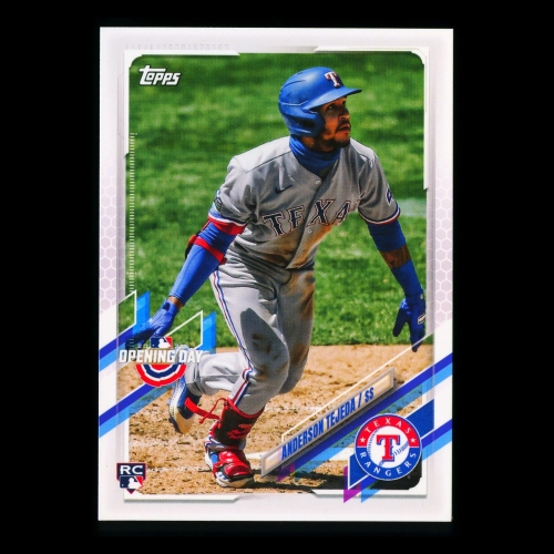 Anderson Tejeda RC 2021 Topps Opening Day Rookie Rangers