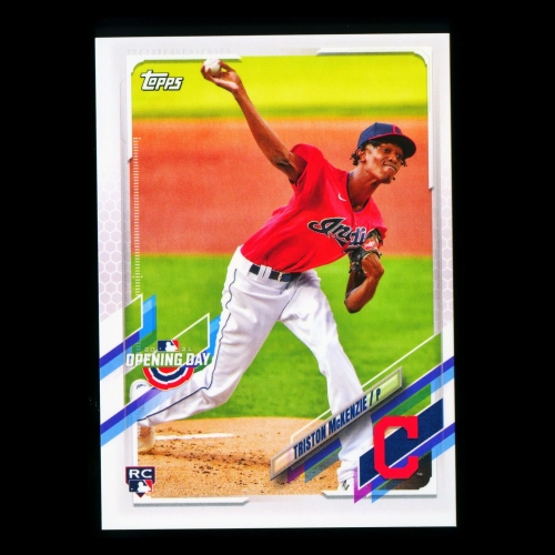 Triston McKenzie RC 2021 Topps Opening Day Rookie Indians