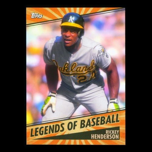 Rickey Henderson 2021 Topps Opening Day Legends of Baseball Athletics