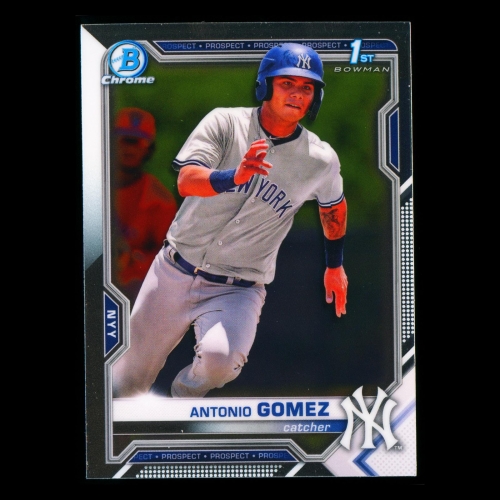 Antonio Gomez 2021 Bowman Chrome 1st Bowman Prospect Yankees