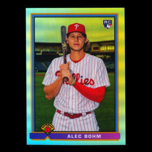 Alec Bohm RC 2021 Bowman Chrome Rookie 91' Retro Phillies