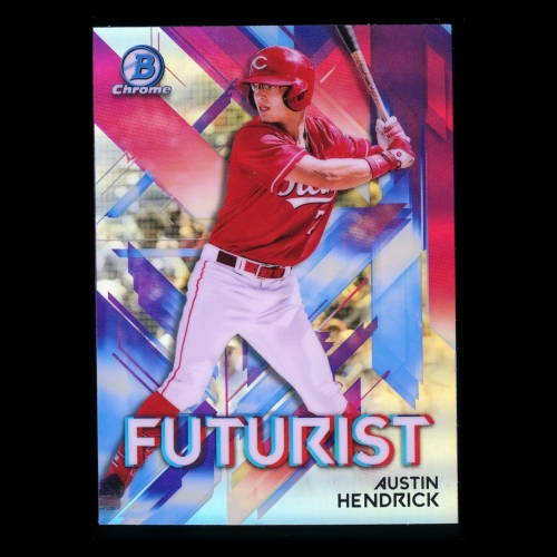 Austin Hendrick 2021 Bowman Chrome Futurist Reds