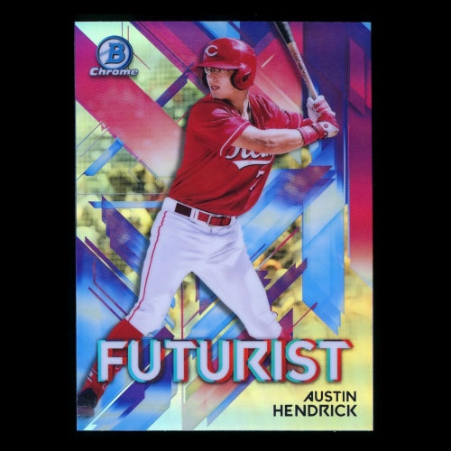 Austin Hendrick 2021 Bowman Chrome Futurist Reds