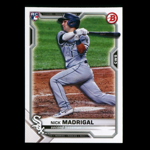 Nick Madrigal RC 2021 Bowman Rookie White Sox