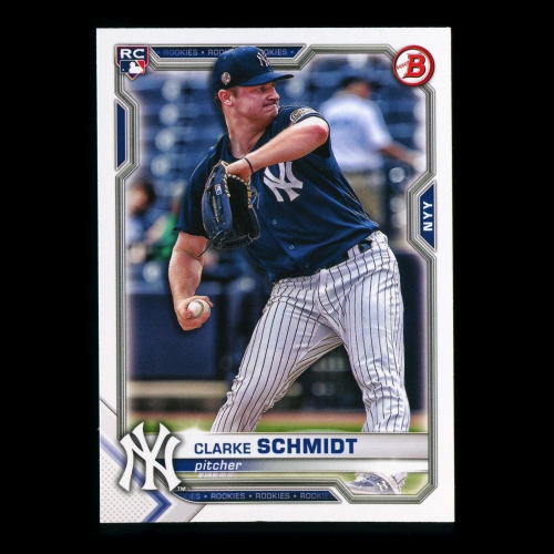 Clarke Schmidt RC 2021 Bowman Rookie Yankees