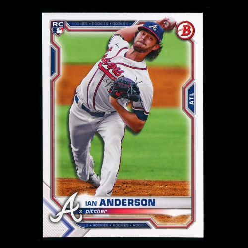 Ian Anderson RC 2021 Bowman Rookie Braves