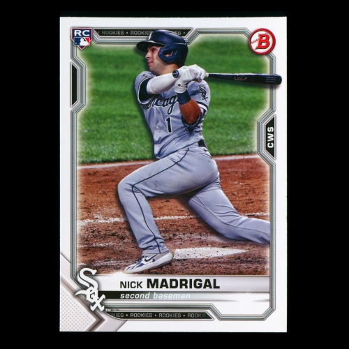 Nick Madrigal RC 2021 Bowman Rookie White Sox