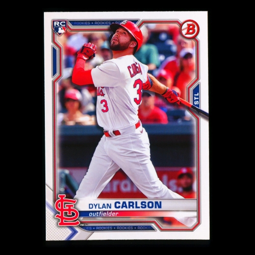 Dylan Carlson RC 2021 Bowman Rookie Cardinals