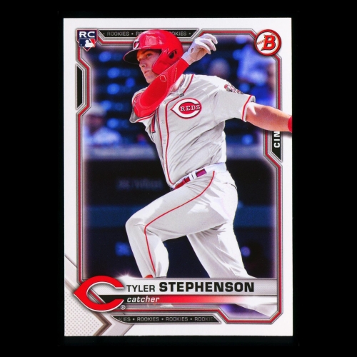 Tyler Stephenson RC 2021 Bowman Rookie Reds