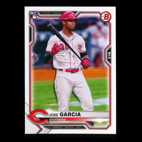 Jose Garcia RC 2021 Bowman Rookie Reds