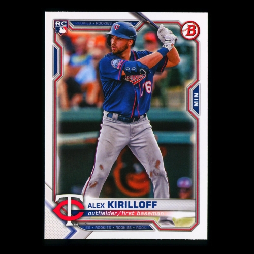 Alex Kirilloff RC 2021 Bowman Rookie Twins