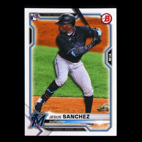 Jesus Sanchez RC 2021 Bowman Rookie Marlins
