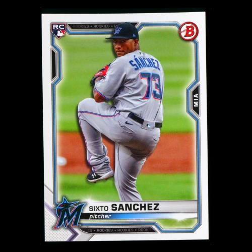 Sixto Sanchez RC 2021 Bowman Rookie Marlins