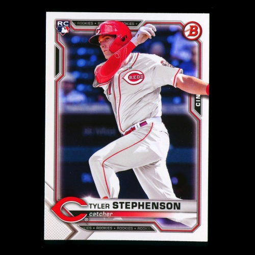 Tyler Stephenson RC 2021 Bowman Rookie Reds