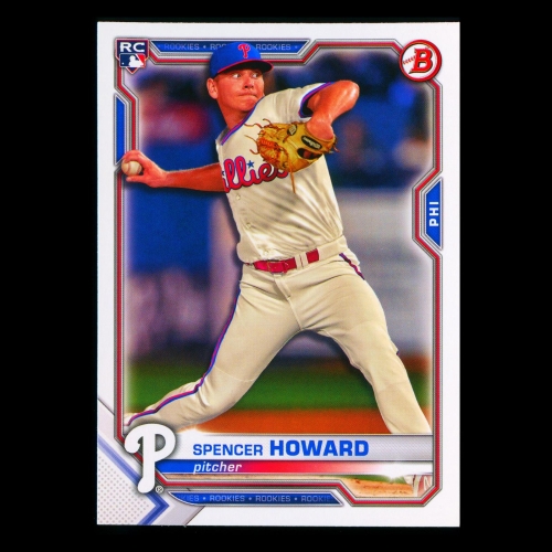 Spencer Howard RC 2021 Bowman Rookie Phillies