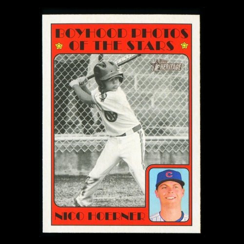 Nico Hoerner 2021 Heritage Boyhood Photos of the Stars Cubs