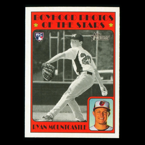 Ryan Mountcastle RC 2021 Heritage Boyhood Photos of the Stars Rookie Orioles