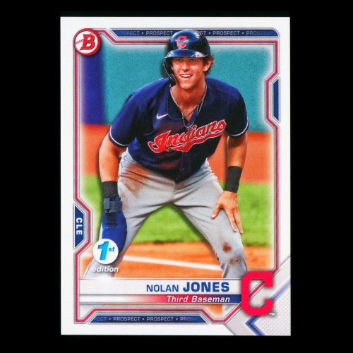 Nolan Jones 2021 Bowman Prospect 1st Edition Indians