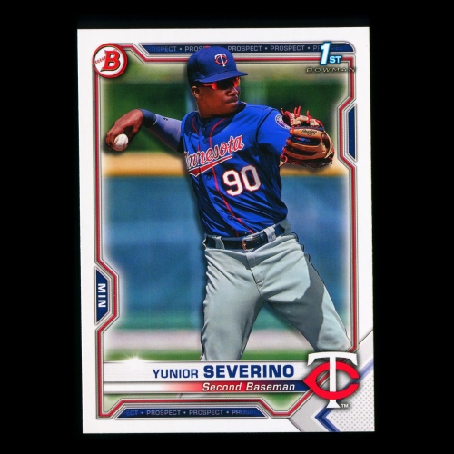 Yunior Severino 2021 Bowman Prospect 1st Bowman Twins