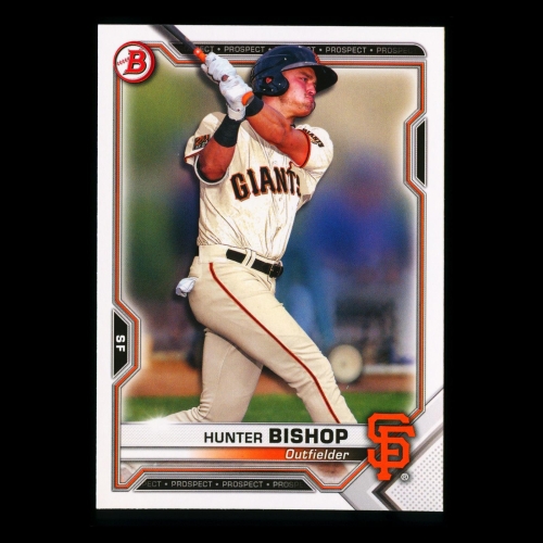 Hunter Bishop 2021 Bowman Prospect Giants