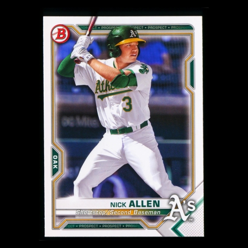 Nick Allen 2021 Bowman Prospect Athletics