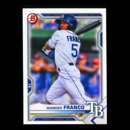 Wander Franco 2021 Bowman Prospect Rays