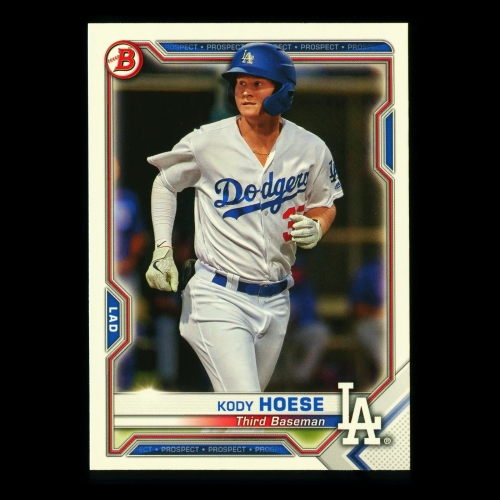 Kody Hoese 2021 Bowman Prospect Dodgers